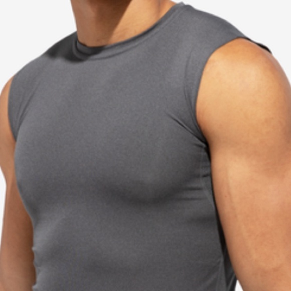 Lot of 2x NWT [Eastbay] Compression & Gymtech Shirts Gray/Black Men’s M - Picture 5 of 11